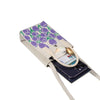 Floral Knitted Mini Crossbody Phone Bag(Purple)