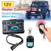 Car 12V / 24V Parking Heater LCD Monitor Switch with Remote Controller(Black)
