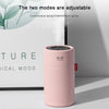 750ml Large Capacity Air Humidifier USB Rechargeable Wireless Ultrasonic Aroma Essential Oil Diffuser(White)