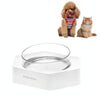 Tilted Pet Bowl, Anti-Slip, Small Dog & Cat, White