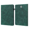 For Samsung Galaxy Tab S2 9.7 T815 Peacock Embossed Pattern TPU + PU Horizontal Flip Leather Case with Holder & Card Slots & Wallet(Green)