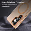 For Samsung Galaxy S25 Ultra MagSafe Frosted Translucent TPU + PC Full Coverage Phone Case(Orange)