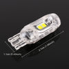 10 PCS T10 DC12V / 1W Car Clearance Light 5LEDs SMD-3030 Lamp Beads (White Light)