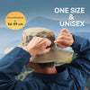 OZERO Summer Sun Shade Sunscreen Hat Outdoor Camping Breathable Large Brim Fisherman Hat, Color: 0063 Gray