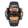 HT17 1.46 inch Round Screen Bluetooth Smart Watch, Support Health Monitoring & 100+ Sports Modes(Black)