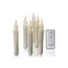 12pcs /Set LED Floating Candles Lights With Remote Control Christmas Halloween Decoration, Style: Pattern Magic Wand(Yellow Flash)