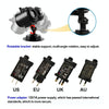 12 Cards US Plug Not Easy To Fade Card Pattern 9W Double Cylinder Water Pattern Christmas Projection Light