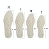 1 Pair Men And Women Wool Warm Insole Aluminum Film Insulation Sports Shock Insoles, Size:XL(46-48)(Beige)