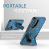 For Samsung Galaxy A54 5G Armor MagSafe Holder PC Hybrid TPU Phone Case(Dark Blue)