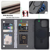 For iPhone 15 Plus ViLi GBS Series MagSafe Magnetic RFID Leather Flip Phone Case(Black)