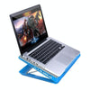 NUOXI X8 Aluminum Alloy Notebook Radiator Computer Multi-File Adjustment Bracket(Blue)