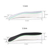 2 Pairs Increased Half Pad Breathable Shock Absorbing Exercise Anti-Skid Pad, Size: 2.5cm(Black)