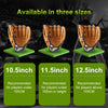 PVC Outdoor Motion Baseball Leather Baseball Pitcher Softball Gloves, Size:10.5 inch(Black)