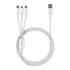 ROMOSS CB251V 3.5A USB To 8 Pin+Type-C+Micro USB 3 In 1 Charging Cable, Length: 1.8m