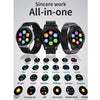 W68 1.54 inch Touch Screen IP67 Waterproof Smart Bracelet, Support Blood Oxygen Monitoring / Bluetooth Call / Heart Rate Monitoring, Style: Steel Strap(Black)