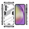 For Samsung Galaxy A56 5G Punk Armor 2 in 1 PC + TPU Shockproof Phone Case with Invisible Holder(White)