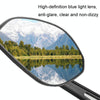 BSDDP Motorcycle 360-degree Rotating High-definition Reflective Rearview Mirror(Black)