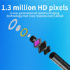 AN112 IP68 8LEDS 8mm Industrial Videoscope for iPhone 8 Pin, Length:1m Hard Line