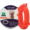 Natural Flea & Tick Collar for Large Dogs, 72cm, Orange