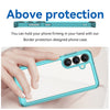 For Samsung Galaxy S25 5G Colorful Series Acrylic Hybrid TPU Phone Case(Transparent Blue)