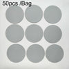 50pcs /Bag Strong Self-adhesive Leather Repair Sticker Sofa Car Seat Hole PU Leather Patch(Grey)