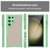 For Samsung Galaxy S23 Ultra 5G Armor Glaze PC Hybrid TPU Phone Case(Green)