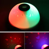 Color Night Light With Projecting Clock(White)