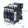 CHNT CJX2-1810 18A 220V Silver Alloy Contacts Multi-Purpose Single-Phase AC Contactor