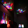 LED Candle Projection Lamp Christmas LED Decoration Night Light(Snowflake)