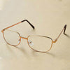 Full Metal Frame Resin Lenses Presbyopic Glasses Reading Glasses +1.50D(Gold)