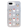 For iPhone 7 Plus / 8 Plus Christmas Series PC Full Coverage Pattern Phone Case(CW060 White)