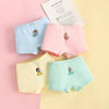 4pcs/set Children Lycra Cotton Boxer Briefs Boys & Girls Pants, Height: 130cm(Girl Princess Series)