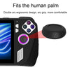 For ASUS ROG Ally Game Console Silicone Protective Cover + Button Cap Set Pocket Gaming Accessories(White)