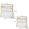 Home Wall Mounted Transparent Underwear Storage Bag, Color: Silver Edge (Small)