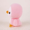 Little Cute PVC Flocking Animal Penguin Dolls Birthday Gift Kids Toy, Size: 4*4*5.5cm(Pink)