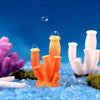 10 White Resin Coral Ornaments - Aquarium Decor