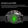AK56 IP67 BT5.1 1.43inch Smart Watch Support Voice Call / Health Monitoring, Style:Pearl Steel Strap(Black)
