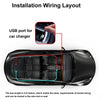 10.2x34.8cm20 x 64 LEDs Car Flexible Display Advertising Screen APP Bluetooth Smart Screen