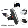 LED Rechargeable Bicycle Warning Strip Tail Light(OPP Red&White Light)