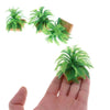 20 PCS Smulated Bushes with Base Model Iron Tree Grass Aquarium Water Tank Decoration