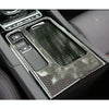 B Style Carbon Fiber Car Water Cup Decorative Sticker for Jaguar F-PACE 2016-2020