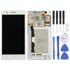 Lenovo A7600 White LCD Screen & Digitizer Assembly with Frame