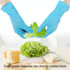 100 PCS Blue Disposable Butyronitrile Gloves Housework Supplies, Size: M, Suitable for Palm Width: 8cm-9cm