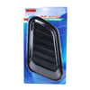 2 PCS Car Auto Carbon Fiber Texture Decorative Air Flow Intake Scoop Turbo Bonnet Vent Cover Hood