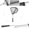 LEO 27972 Aluminum Alloy Triangle Mini Folding Fishing Net(50cm)