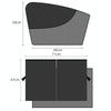 Car Magnetic Summer Sun Protection Insulating Privacy Curtain, Specification: Main Driver Arc
