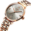 JIN SHI DUN 6533 Women Fashion Waterproof Ultra-thin Quartz Watch(Grey)
