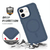 For iPhone 11 Shockproof MagSafe Armor PC Hybrid TPU Phone Case(Ink Blue)