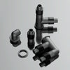 All-Copper Washing Machine Floor Drain Connector Hardware Pipe Accessories, Spec: Straight Chrome