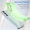 For Samsung Galaxy A55 5G Frosted Translucent TPU Hybrid PC Full Coverage Phone Case(Green)